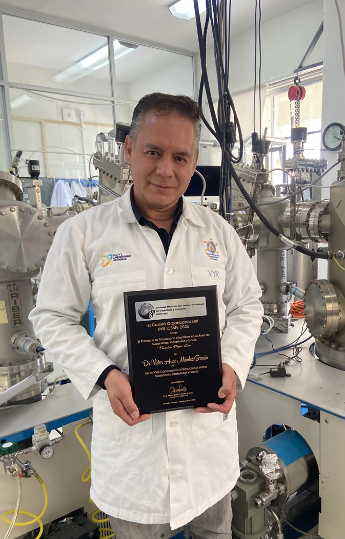 Dr. Víctor Hugo Méndez García, Premio a la Trayectoria Científica Francisco Mejía Lira